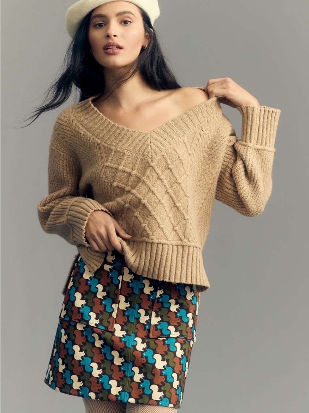 The Tillie V Neck Pullover Sweater by Maeve